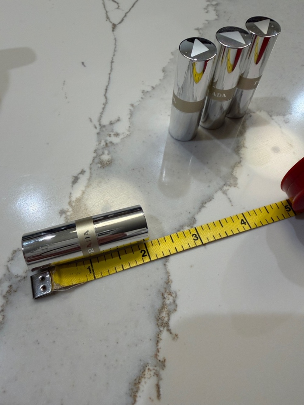 Prada P 56 Creamy Matte Lipstick - Deep Berry Red - Picture 3 of 4